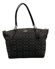 Coach Grey Signature Canvas Tote Bag