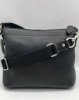 Coach Black Leather Poppy Crossbody Bag