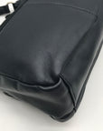Giani Bernini Navy Nappa Leather Hobo Bag