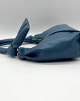 Nine West Dusty Blue Faux Leather Hobo-Style Shoulder Bag