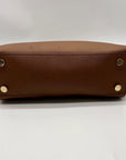 Michael Kors Brown Saffiano Leather Savannah Tote Bag