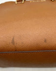 Michael Kors Brown Saffiano Leather Savannah Tote Bag