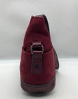 The Sak Burgundy Suede Kendra Shoulder Bag