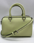 Coach Lime Green Leather Mini Rowan Crossbody Bag C9950