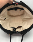 I.N.C. International Concepts Black Faux Leather Zavaa Medium Tote Bag