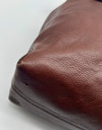 Todd's Brown Leather D-Bag Satchel