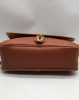 Dooney & Bourke Peanut Brown Pebbled Grain Leather Carrier Crossbody