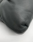 Etienne Aigner Smokey Grey Vintage Leather Shoulder Bag