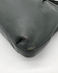 Etienne Aigner Smokey Grey Vintage Leather Shoulder Bag