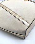 Michael Kors Pale Gold Large Jet Set Travel Top Zip Tote Bag