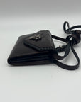 Brighton Brown Croc-Embossed Wallet Crossbody