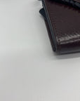 Brighton Brown Croc-Embossed Wallet Crossbody