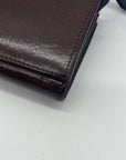 Brighton Brown Croc-Embossed Wallet Crossbody