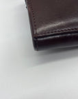 Brighton Brown Croc-Embossed Wallet Crossbody