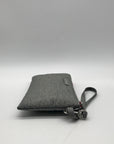 Baggallini Grey Fabric RFID Blocking Wristlet