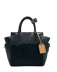 Reed Krakoff Black Leather & Calf Hair Atlantique Satchel