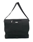 Baggallini Neighborhood Gray Nylon Laptop Messenger Bag