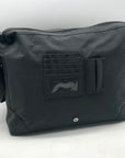 Baggallini Neighborhood Gray Nylon Laptop Messenger Bag
