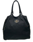Tory Burch Black Nylon Ella Tote Bag