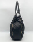 Tory Burch Black Nylon Ella Tote Bag