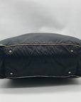 Tory Burch Black Nylon Ella Tote Bag