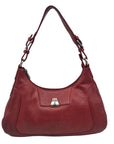 Longaberger Red Leather Rachel Shoulder Bag