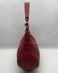 Longaberger Red Leather Rachel Shoulder Bag