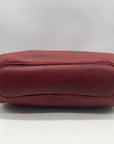Longaberger Red Leather Rachel Shoulder Bag