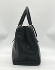 Kate Spade Black Pebbled Leather Mulberry Street Lise Satchel Bag