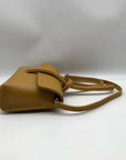 Borse in Pelle Mustard Yellow Italian Leather Crossbody Bag