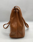Kattee Caramel Leather Shoulder Bag