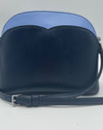 Kate Spade Blue Saffiano Leather Dome Crossbody Bag