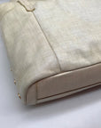 Hammitt Leather Semolina Cream Addie Large Shoulder Bag