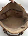 Brahmin Pecan Melbourne Croc Embossed Duxbury Domed Satchel