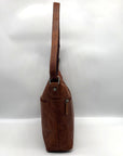 Jack Georges Brown Leather Voyager Sophia Hobo bag