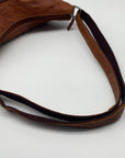 Jack Georges Brown Leather Voyager Sophia Hobo bag