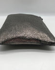 Marc Jacobs Dark Glossy Gray Zip Pouch