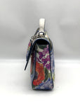 Brighton Multicolor Floral Pebbled Leather Clarette Crossbody Bag