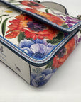 Brighton Multicolor Floral Pebbled Leather Clarette Crossbody Bag