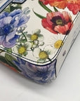 Brighton Multicolor Floral Pebbled Leather Clarette Crossbody Bag