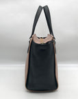 Kate Spade Pink & Black Pebbled Leather Hayden Jackson Street Convertible Satchel