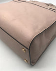 Michael Kors Reagan Soft Pink Leather Satchel