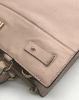 Michael Kors Reagan Soft Pink Leather Satchel