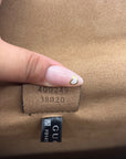 Gucci Beige And Ebony GG Supreme Dionysus Medium Shoulder Bag