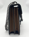 Gucci Beige And Ebony GG Supreme Dionysus Medium Shoulder Bag
