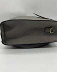 Elim & Paul Grey Faux Leather Tote Bag