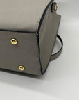 Elim & Paul Grey Faux Leather Tote Bag