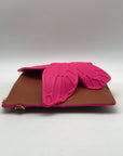 Sophia Webster Brown Butterfly Leather Convertible Pouch