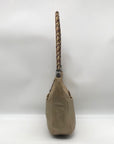 Brighton Gold Pebbled Leather Barbados Shoulder Bag