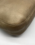 Brighton Gold Pebbled Leather Barbados Shoulder Bag